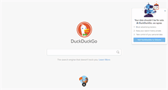 Desktop Screenshot of duckduckgo.com