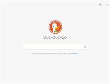 Tablet Screenshot of duckduckgo.com
